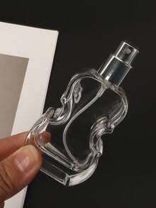 1 szt. 30 ml butelka z rozpylaczem do perfum w stylu skrzypiec, srebrna dysza, szklany materiał, delikatna mgiełka, przyjazny w podróży - szklany rozpylacz do perfum z możliwością ponownego napełnienia - bezzapachowy, idealny do podróży i bagażu podręcznego, idealny prezent urodzinowy
