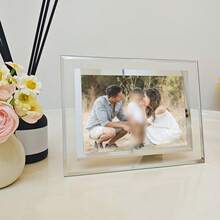 1pc Glass Display Picture Frame, Mirror Frame For Home Decor, 8 Inch Or 10 Inch, Can Be Placed Horizontally Or Vertically, Desktop Decoration For Office, Mother's Day Decor, Suitable For Room Decor, Frames, Holiday Decorations - Multicolor - View 6