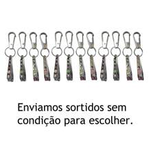 1 / 4 / 12 Chaveiro Mosquetão com Cortador de Unha Compacto e Durável
