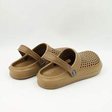 Men Thick Sole Breathable EVA Fisherman Sandals, Slip-On Shower Slides For Driving, Beach, Quick Drying, Summer - Coffee Brown - View 5