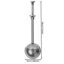 1 pezzo Setaccio per farina, Setaccio per zucchero a velo, Distributore per farina, Setacci per cucina, Setaccio in acciaio inox per zucchero a velo e farina per la panificazione, Torna a scuola