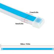 YITUMU Luci diurne a LED per avviare la scansione dell'auto, luci decorative per il cofano, luci di guida per il cofano dell'auto, lampada ambiente decorativa 12V