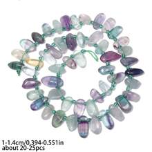 10-14mm Natural Asymmetrical Colorful Fluorite Amethyst Stone Gravel Chip Loose Spacer Bead For Jewelry Making DIY Earring Necklace Accessories