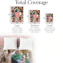 1pc Custom Blanket With Picture And Text For Mother's Day, Personalized Photo Blanket With Text - Multicolor - View 2