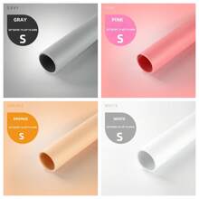 4 Stücke PVC satinierte Desktop Einfarbig Hintergrundplatten, ideal für kleine Produkte, Kosmetik, Lebensmittel und Portrait Hintergrundaufnahmen