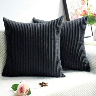 Farfallarossa Multifunctional Corduroy Home Decor Pillow Covers (2/4 Packs), Suitable For Sofa/Bedroom/Living Room Decoration, Comfortable And Stylish, The Best Choice For Home Decoration.