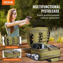 Tactical Range Bag For Dual Pistols With Built-In Pistol Storage Brown Color - Army Green - View 6