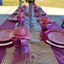 Cowgirl Face Confetti And Table Decorations | My First Rodeo | Nashville Bach Party | Disco Cowgirl Theme Party Supplies | Birthday Party, Custom Stickers & Photo Prints | Multiple Sizes/Shapes | Perfect Party Favors, Gift Tags Back To School - Face Sticker - View 6