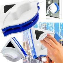 Double-Sided Magnetic Glass Cleaning Brush, Premium Glass Cleaning Tool, Double-Sided Magnetic Window Cleaner With Wiper Cloth, Double-Sided Magnetic Glass Cleaner, Surface Cleaning Brush, Magnetic Glass Cleaner - Multicolor - View 3