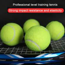 Bolas de Tênis, Bolas de Tênis Avançadas de Treinamento com Pressão, Bolas de Prática, Bolas de Tênis para Cachorros, Bolas de Tênis Reforçadas com Bolsa de Tela para Transporte, Bola de Exercício para Iniciantes, Alta Elasticidade Resistente