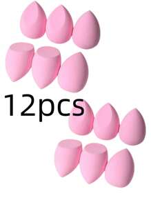 6pcs Makeup Sponge, Random Shape, Suitable For All Skin Types, Latex-Free Multi-Purpose Makeup Sponge For Liquids, Creams And Powders, No Stripes, Smooth Make-Up Applications, Simple And Beautiful, Easy To Carry.