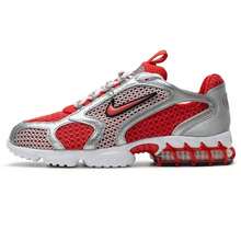 Nike 男士 AIR ZOOM SPIRIDON CAGE 2 缓震运动鞋，轻便透气跑步鞋，减震耐穿休闲鞋，CJ1288-600 - 軌道紅/軌道紅/白/金屬銀/黑 - 查看 7