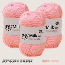 150g (Contains 3pcs) Soft Medium Thick Yarn For Handmade Knitting DIY Crafts, Handmade Gifts, Sweaters, Hats, Scarves - Multicolor - View 23