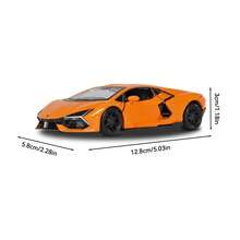 1:36 Model Car Reventon Car Model, Diecast Zinc Alloy Pull Back Model Toy Car, Doors Open, Collection Kids Toy For Aged 3 And Up