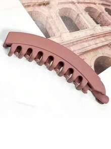 Large Banana Clips, Practical Shower Gadgets, Simple Vertical Hair Clips, Bathroom Hair Clips, Airy Hair Clips, Ponytail Clips, Back Of The Head Grab Clips, Fashion Grab Clips Hair Accessories Headdresses, Suitable For Fall Decor, Work And Showers Back To School - Multicolor - View 8