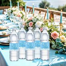 50 Pcs Waterbottle Labels For Gender Reveal Party