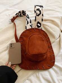 Personalized Backpack 2025 New Korean Fashion Vintage Women Woven Casual Versatile Travel Mini Backpack - Brown - View 5