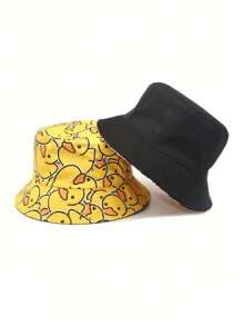 2 peças de boné de beisebol amarelo fofo e casual e óculos dobráveis para adolescentes, adequados para passeios diários, férias na praia ao ar livre, sombreamento e proteção solar