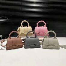 Fashionable High-Quality Pouch Small Square Bag, New Solid Color Versatile Handbag For Women - Multicolor - View 2