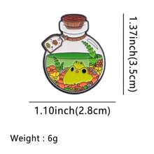 3pcs/Set Cute Funny Enamel Pin Lapel Pins Badges On Backpack Women's Brooch Clothes Gift Jewelry Fashion Accessories