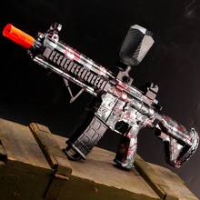 Pistolas de Gel Blaster Eléctricas - Juguete de Arma Automática para Batallas de Exteriores, Juego para Niños (Balas no Incluidas) - Multicolor - Ver 2