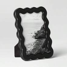 Wavy Shape Picture Frame Black - Room Essentials™ - 1 - View 1