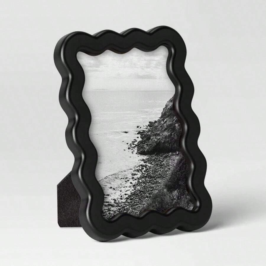 Wavy Shape Picture Frame Black - Room Essentials™ - 1 - View 1