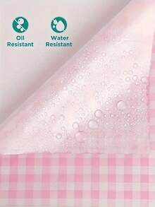 100 piezas de Papel de envoltura de sándwich a cuadros de colores, papel para hornear pan y tortas, papel absorbente de aceite, papel de embalaje para hamburguesas, papel de envoltura para cajas de almuerzos de bolas de arroz - Multicolor - Ver 4
