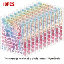 Colorful Galaxy / Star Space Letter Iron On Transfers, Clothing / Bag / Hat DIY Personalized Decoration Stickers, Vinyl Heat Press Print