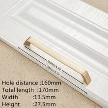 1 Pc Modern Simple Gold Cabinet Drawer Handle Nordic Shoes Cabinet Handle Wardrobe Door Single Hole Handle Furniture Hardware Accessories