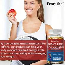 Nighttime Fat Burner - High Potency Formula With White Kidney Bean And Green Coffee Bean - Weight Loss, Sleep & Metabolism Support - 120 Softgels - 1 瓶 - 查看 6
