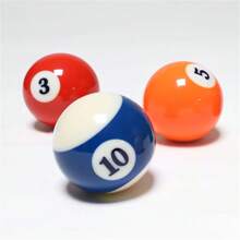16 Stück Harz Billardkugeln Tisch Zubehör Ersatz Heim Spiel Erholung Spiele Billard Pool Kugel Set Pool Queue Kugeln Komplettes Set für Hotels (Zufällige Farbe)