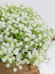 40pcs/20pcs Artificial Flowers Baby Breath Flower Fake Gypsophila, Roose Gypsophila Artificial Flowers Gypsophila Plants Gypsophila Flowers Gypsophila Artificial Bouquet Gypsophila Artificial Flowers For Wedding Bridal Bouquets Home Crafts Decoration, For Wedding Party Home Decoration Floral Bouquets DIY Accessories, Valentine Day, Gift Gifts Birthday Graduation- Plastic Flowers!!