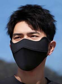 GOLOVEJOY 1 Stück GOLOVEJOY Herren Sommer atmungsaktive Gesichtsmaske aus Eisseide, minimalistischer hochwertiger Gesichtsschutz, Outdoor-Sonnenschutz, UV-Schutz, Staubschutz, Sport-Fahrradmaske - Unisex