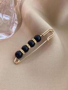 Waist Clip Brooch For Fixing And Preventing Exposure Of Low-Cut Dresses, As Well As Decorating Jackets, Cardigans, Sweaters. Includes Adjustable Aluminum Alloy Waist Clip And Brooch Set, With Modern Crystal And Butterfly Decor. Suitable For Home Use In Various Adjustable Alloy Waist Belts, 3 Sizes, Fashion Accessory, Safe And Comfortable. Decorated With Pearls And Crystals, Fashionable Waist-Cinching Brooch, Suitable For Daily Life, Prevent Exposure Collar Pin, Wool Sweater Collar Accessory, Shawl Clip For Women