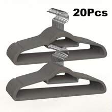 100/60/20/10/5/1 Packung rutschfeste Samt-Kleiderbügel | Organisieren Sie Ihren Kleiderschrank mühelos mit platzsparenden Lösungen | Strapazierfähige und stilvolle Kunststoffbügel perfekt für Schlafzimmer, Badezimmer, Büro, Wohnheim und Zuhause | Ideal für Feiertage, Weihnachten, Thanksgiving, Neujahr und Valentinstag | Maximieren Sie Ihren Kleiderschrankplatz mit eleganten und funktionalen Organizers