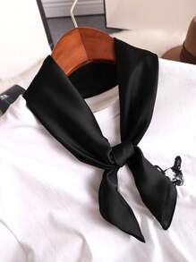 1 Peça Lenço Liso Cachecol Pescoço para Mulheres, Xales Pequenos, Envólucros, Bandanas, Lenços para Cabeça 70x70CM, Lenço Quadrado, Lenço Hijab