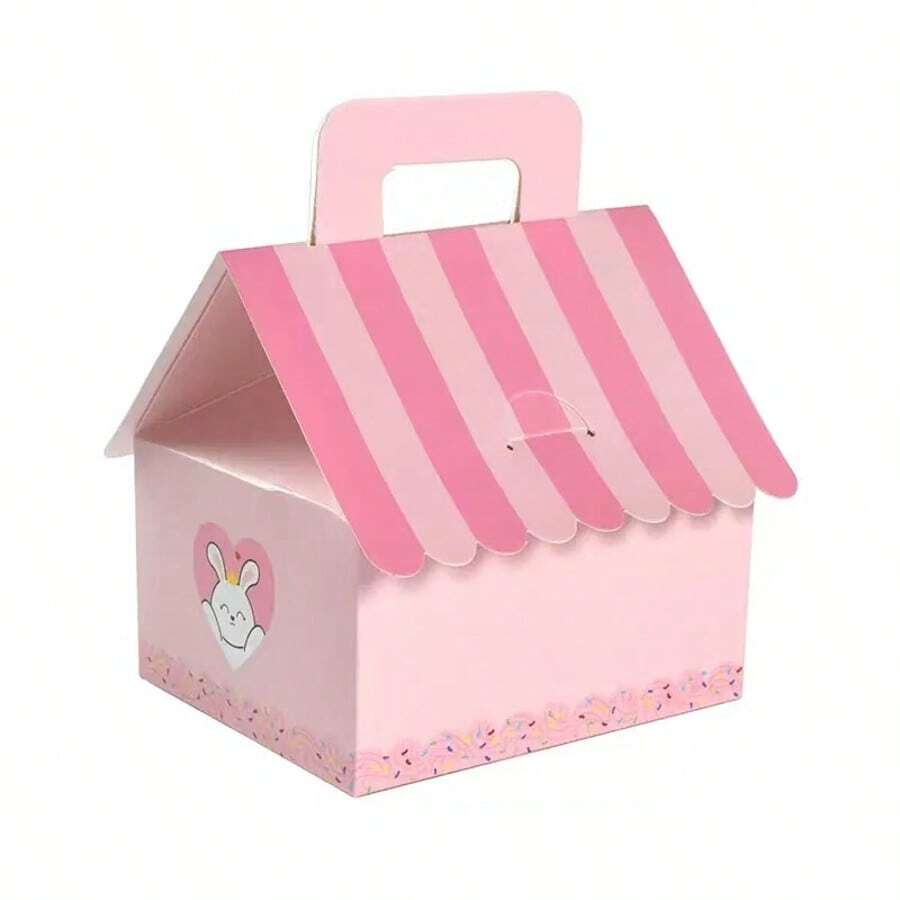 1/5/10 Pieces Creative Cute Pink Wedding Gift Box, Accompaniment Gift Box, Suitable For Mother's Day Wedding Party Gift Wrapping - Gift Box - View 1