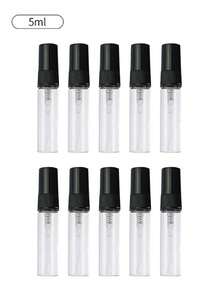Refillable Black Transparent Perfume Spray Bottle, Fine Mist, Mini Perfume Refillable Spray Bottle, Cosmetic Essence Water Storage Container, Perfume Bottling, Perfume Spray Pump Box, Mini Pocket Perfume Spray, Refillable Perfume Dispenser Transfer Tool (2ml/3ml/5ml/10ml), Travel Essential, Perfume Essence - Black and White - View 23