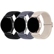 3pcs 18mm20mm22mm Braided Stretchy Solo Loop Compatible With Samsung Galaxy Watch 7 6 5 4 Band,Quick Release Watch Band Compatible With Garmin Watch/HW Watch GT/Amazfit Watch/Xiao Mi Watch/Fossil Watch/Ticwatch Smart Watch,Sport Replacement Strap Bracelets Wristband For Woman Man Summer,Watch Accessories - 20mm - View 22