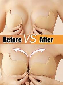 Super Thin Sticky Seamless Invisible Push Up Self Adhesive Bra Backless Breast Lift Bra Reusable