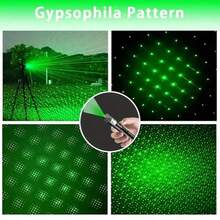 Puntero Láser Verde, Linterna Láser En Forma De Bolígrafo De Alta Potencia Con Batería Incorporada Y Indicador Láser Verde De Largo Alcance (negro) Recargable Por Usb - Negro - Ver 6