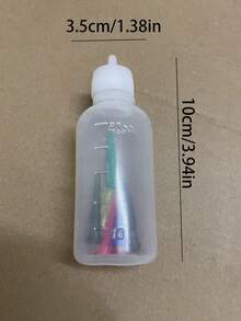 8 件套塑料挤压瓶套装，配有各种喷嘴头 - 多用途，适用于蛋糕装饰、甜点烘焙和艺术绘画圆形、无香型、可手洗 - 工艺和烹饪工具 - 彩色 - 查看 8