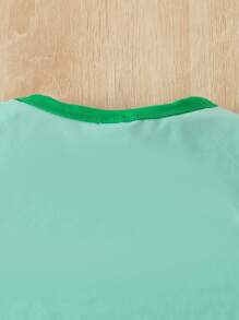 2 pièces Ensemble de pyjama d'été pour tout-petits garçons, t-shirt à col rond et short imprimés dinosaures, mignons et frais