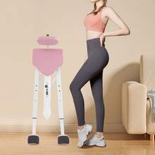 Leg Stretcher Split Machine For Flexibility, Leg Stretching Trainer - 粉紅色+白色 - 查看 3