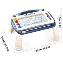 Kinder Malboard, Skizzier- und Kritzelboard Spielzeug, intelligentes Lernspielzeug, Geschenk zum Geburtstag für Jungen und Mädchen, Weihnachts- und Halloween-Geschenk (4 Stempel + 1 Bleistift + 4 Ständer)