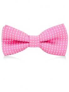 Adjustable Polka Dot Children Bow Tie, Boys Girls Flower Girl/Boy Wedding Party Accessories, British Style Infant Bowtie For 3-16 Years Old Kid Costume, Birthday Formal Wear