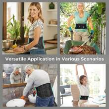 Lumbar Support, Lumbar Support, Ergonomic Back Support Straps For Posture Correction And Back Stress Relief, Unisex And Designed To Provide Strong Support And Reduce Pressure On The Back. Perfect For Sports, Work And Nursing.