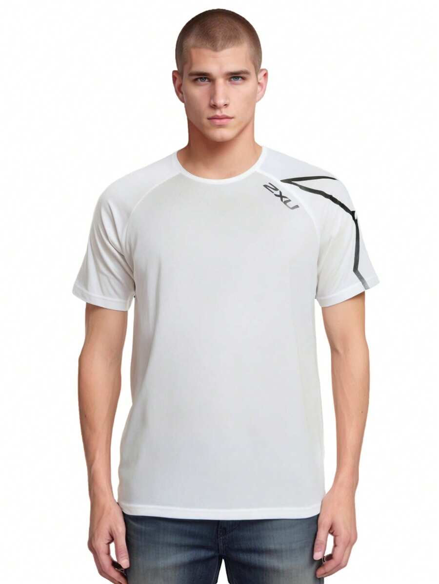 2XU BSR Active S/S Tee - White - View 1