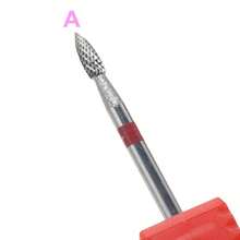 Easy Nail 1/2 piezas Brocas de carburo de calidad profesional para tratamiento previo y eliminación, accesorio de herramienta de manicura Efile Nail Drill Bits - Multicolor - Ver 9